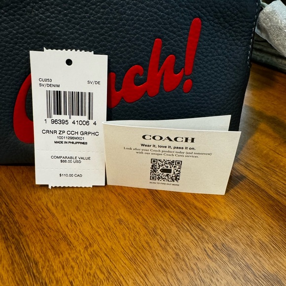 NWT COACH wristlet with COACH graphic! 🛍️ - Picture 6 of 6